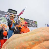 Winner Travis Gienger and family celebrate